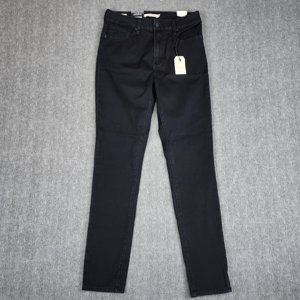 Levi's 721 High-Rise Skinny Size 29x30 Black Straight NWT